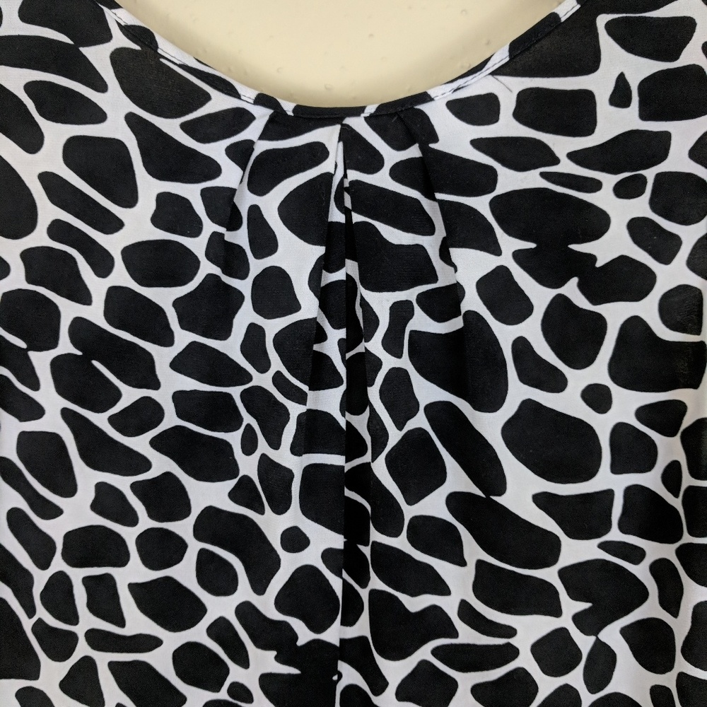 Animal Print Bodycon Cocktail Dress Size 4 - Picture 5 of 6